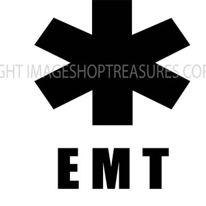 EMT Cardiac Heart Doctor Nurse Er Ed Logo Medical Sick Hospital Emergency Room Help . Svg. PNG Clipart Clipart Vector Cut Cutting