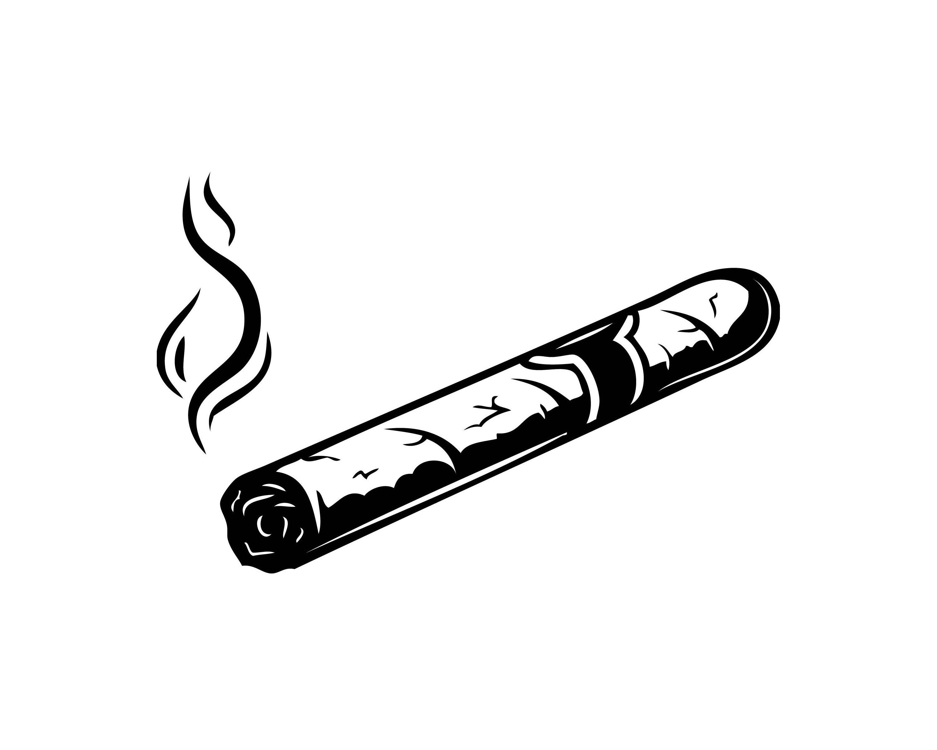 Cigar Burn Smoking Tobacco Burning Smoke Blunt Ash Ashes Bar Label Logo .SV...