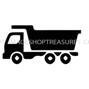 Dump Truck Garbage Concrete Tonka Mack Cement Concrete Mixer Mason Equipment Builder Build Logo .SVG .PNG Clipart Vector Cricut Cut Cutting