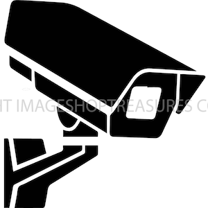 Câmera de segurança Cam Surivellance Film Watch Investigar Monitor Segurança Privacidade Seguro .SVG .PNG Clipart Vetor Cricut Corte Arquivo de corte