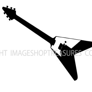 Guitar Electric Musical Instrument Strings Rock Music Guitarist.SVG .EPS Instant Digital Clipart Vector Cricut Cutting Download Printable