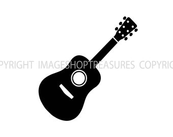Guitar Electric Musical Instrument Strings Rock Music Guitarist.SVG .EPS Instant Digital Clipart Vector Cricut Cutting Download Printable