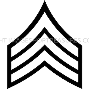 SGT Sarge SERGEANT Army navy marine air force military Rank Patch VECTOR jpeg svg Png eps Logo Symbol solider Cricut Cutting Cut Decal