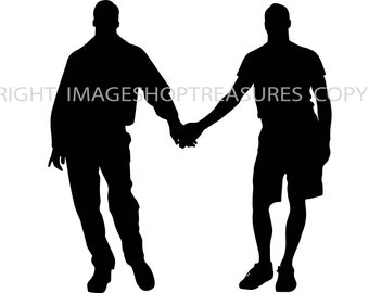 Gay Couple Men Top Bottom Bear Pride LGBT Love Interest Lesbian Parents Man Lovers Homosexual .SVG .PNG Clipart Vector Cricut Cut Cutting