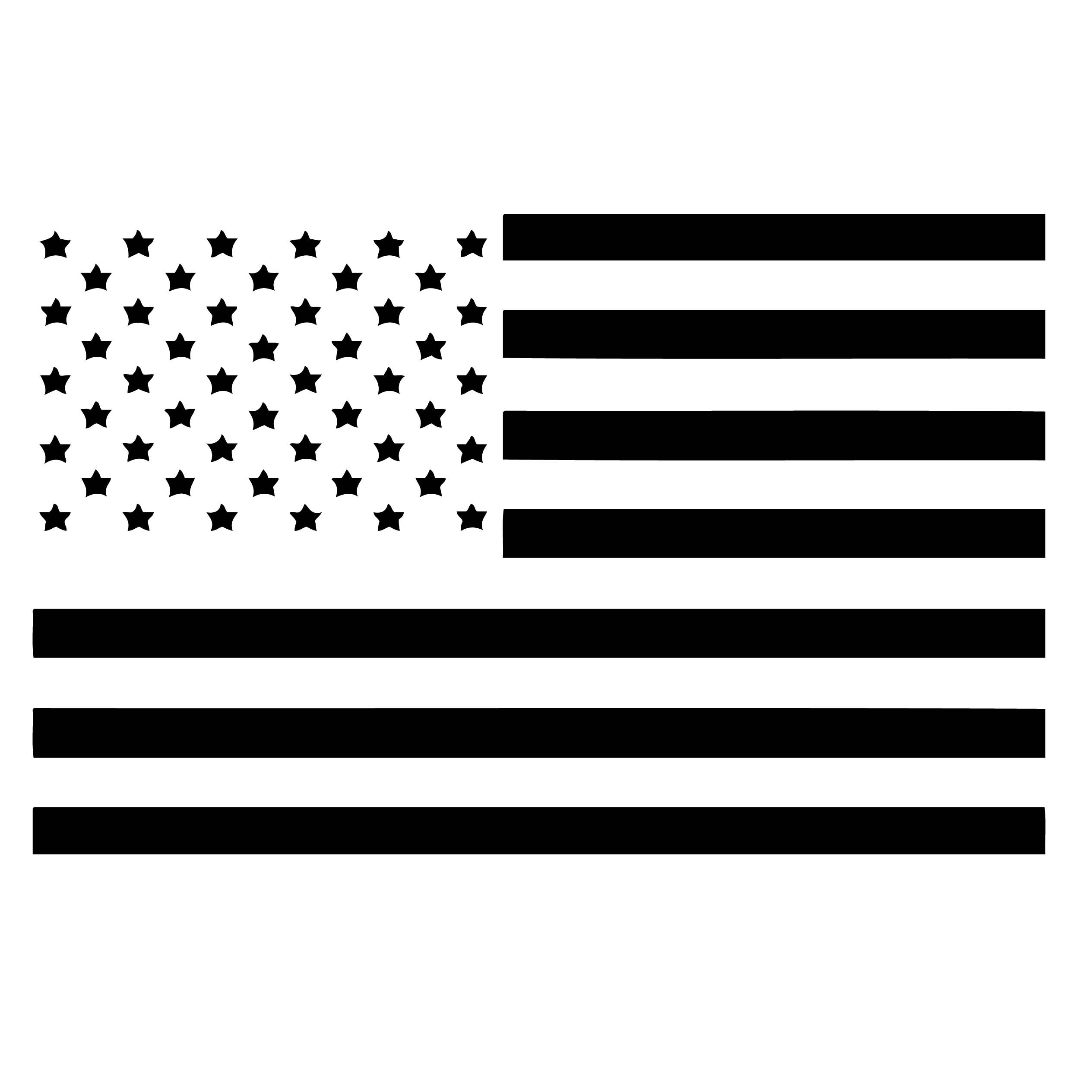 Us United States Flag Vector Black White Cricut Cut Cutting Etsy Ireland