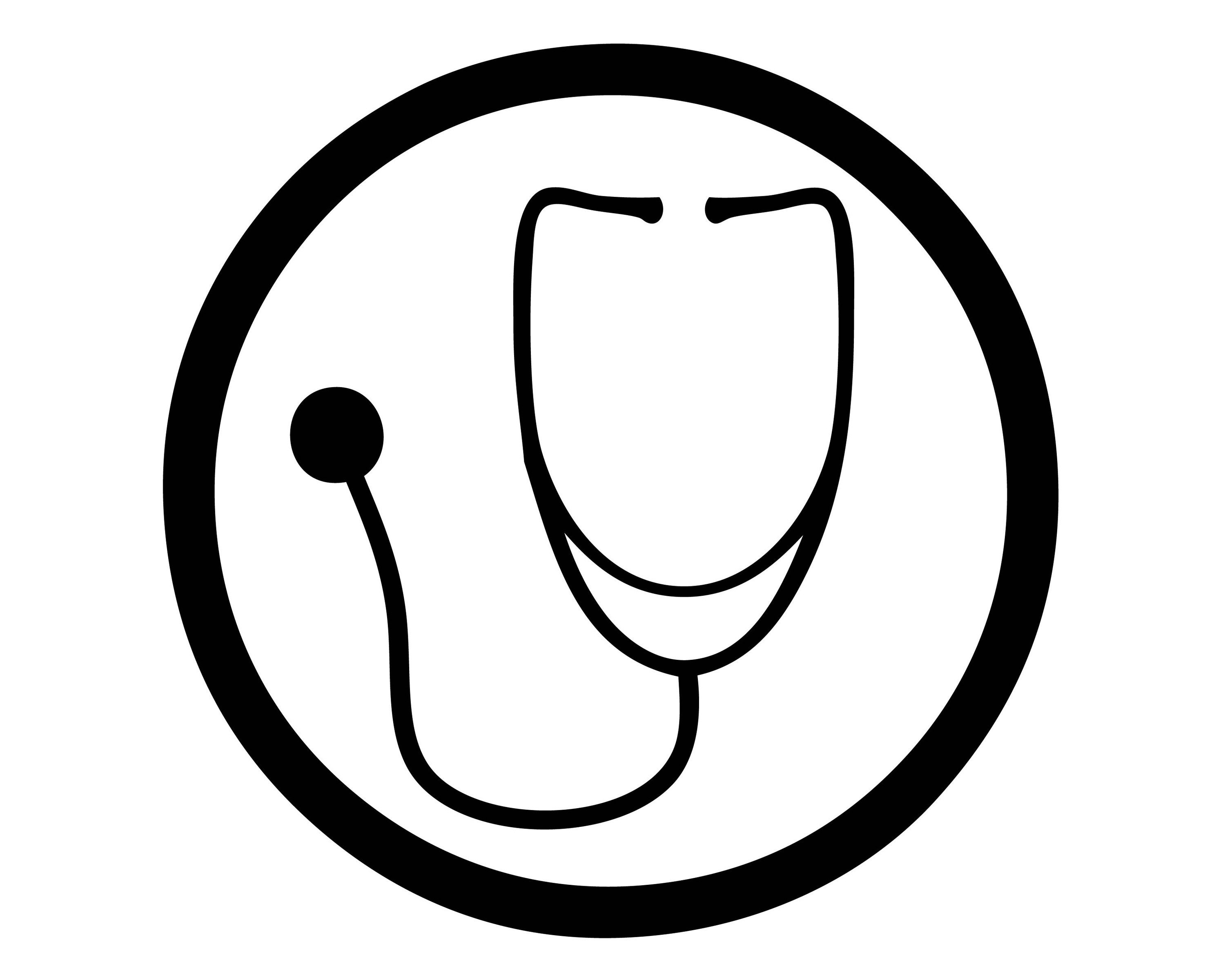 Stethoscope Doctor Nurse ER Ed Symbol Logo Medical Sick Etsy