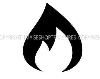 Fire Flame Burn Heater Hot Rod Hell Inferno Blaze Blazing Burn Gas Heat Danger Flammable Design .SVG .PNG Clipart Vector Cricut Cut Cutting