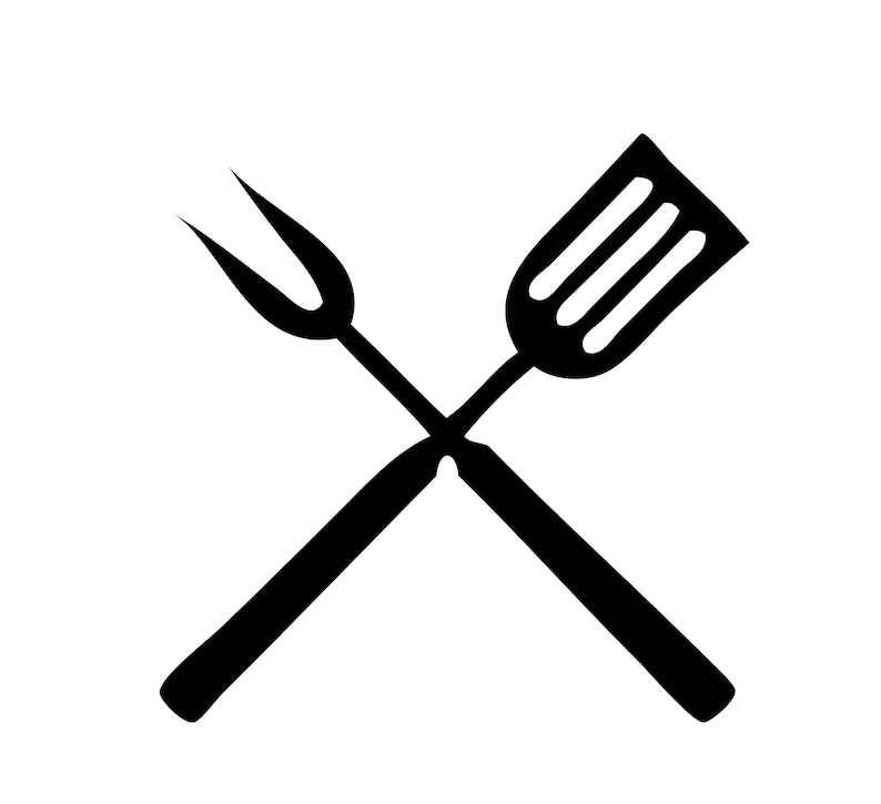 Download BBQ Grill Grilling Spatula Cross Fork Barbecue Cook Out ...