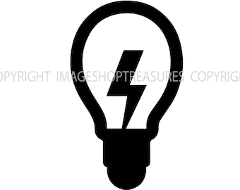 Lightbulb Bulb Lighting Lamp Light Bright Idea Shine Filament Dimmer Lightning .SVG .EPS .PNG Clipart Vector Cricut Cut Cutting Download