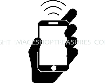 Cell Phone Use Logo iPhone Android Battery Vector Power Charge Black White Sign Port Included Not .Svg .Eps .Png Cricut Cut Cutting