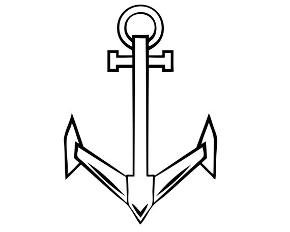 ANCHOR Vector Marine Sailor Boat Titanic Water Fisherman RI Jpeg Svg Png  EPS Symbol Logo Clip Art Cricut Cutting Cut 