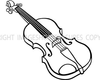 Violin Viola Cello Musical Instrument Strings Symphony Music.SVG .EPS Instant Digital Clipart Vector Cricut Cutting Download Printable