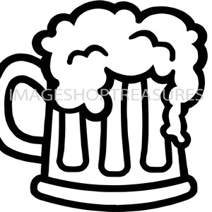 Beer Mug Cheers Suds Foam Soda Sign Pop Lager Draft Vector Silhouette  Drink Bar Pub Tavern Alcohol Logo .SVG .EPS .PNG Cricut Cut Cutting