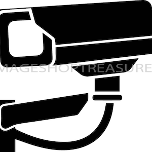 Câmera de segurança Cam Surivellance Film Watch Investigar Monitor Segurança Privacidade Seguro .SVG .PNG Clipart Vetor Cricut Corte Arquivo de corte