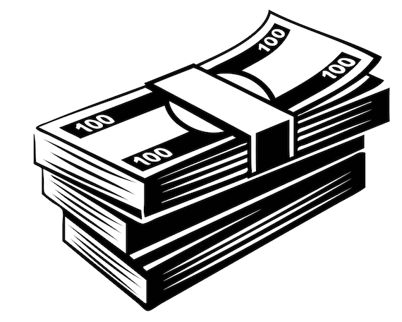 Download Money Cash Stack Icon Dollar Bills Currency Business Advertising Design Element Logo Svg Eps Png Clipart