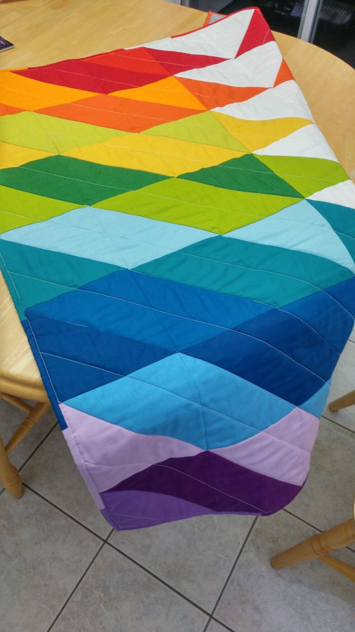 Modern Rainbow Baby Quilt Baby Blanket Baby Quilts for Sale Etsy Canada