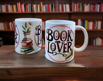Book Lover 11oz Coffee Mug Bookish Gift