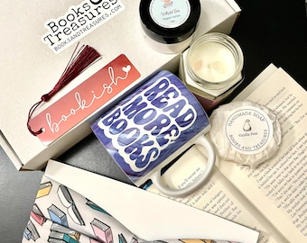 Blind Date with a Book Box with Handmade Gifts Bookish Present