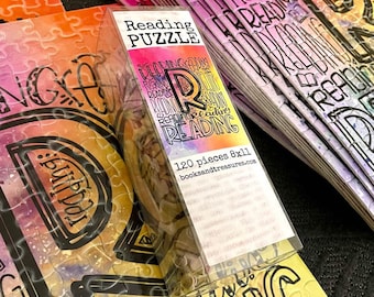 Reading Puzzle 8x11 120 pieces Bookish Gift