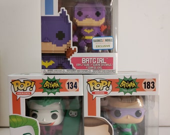 Funko Pop TV #183 The Riddler and #21 8-Bit Batgirl