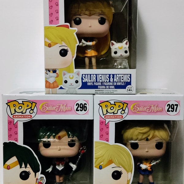 Funko POP! Vinylfigur: Sailor Moon – Sailor Venus & Artemis