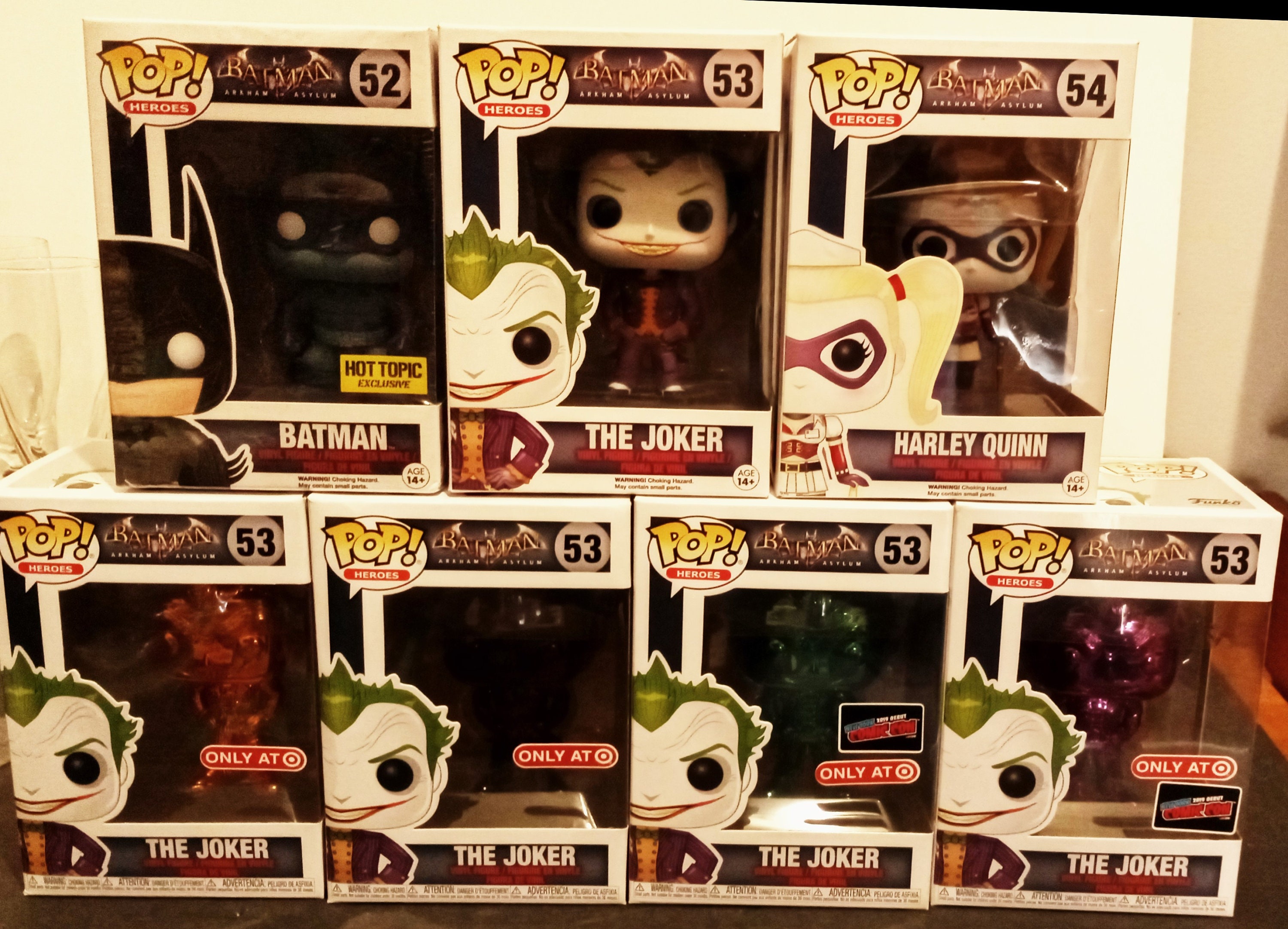 Batman Arkham Asylum Funko Pop Collection - Etsy