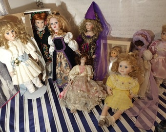 Antique Porcelain Doll's, Collectible Doll's,