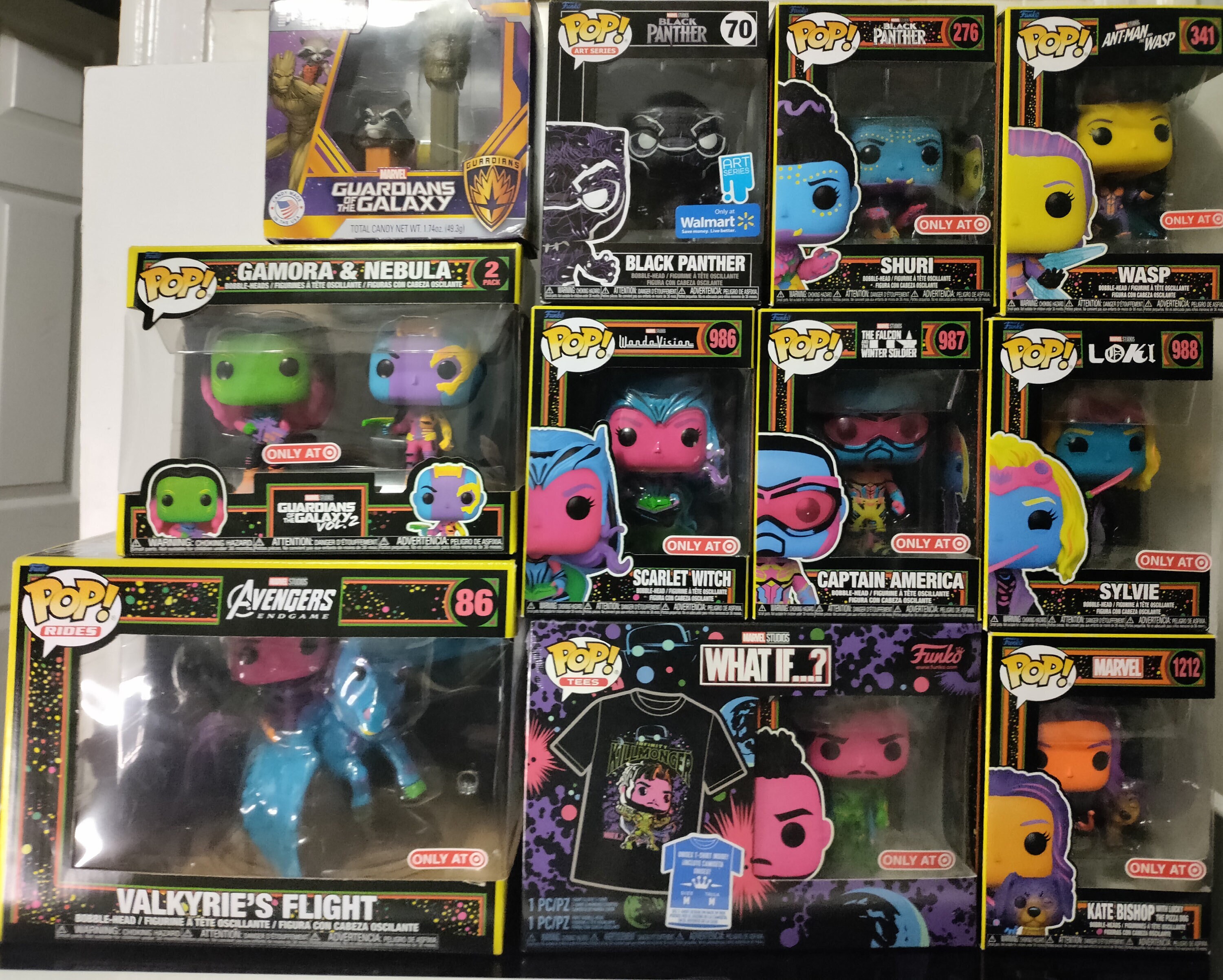 Funko Pop Valkyries Flight, Shuri, Sylvie, Captain America, Scarlet Witch,  Wasp, Killmonger W/t, Gamora u0026 Nebula - Etsy