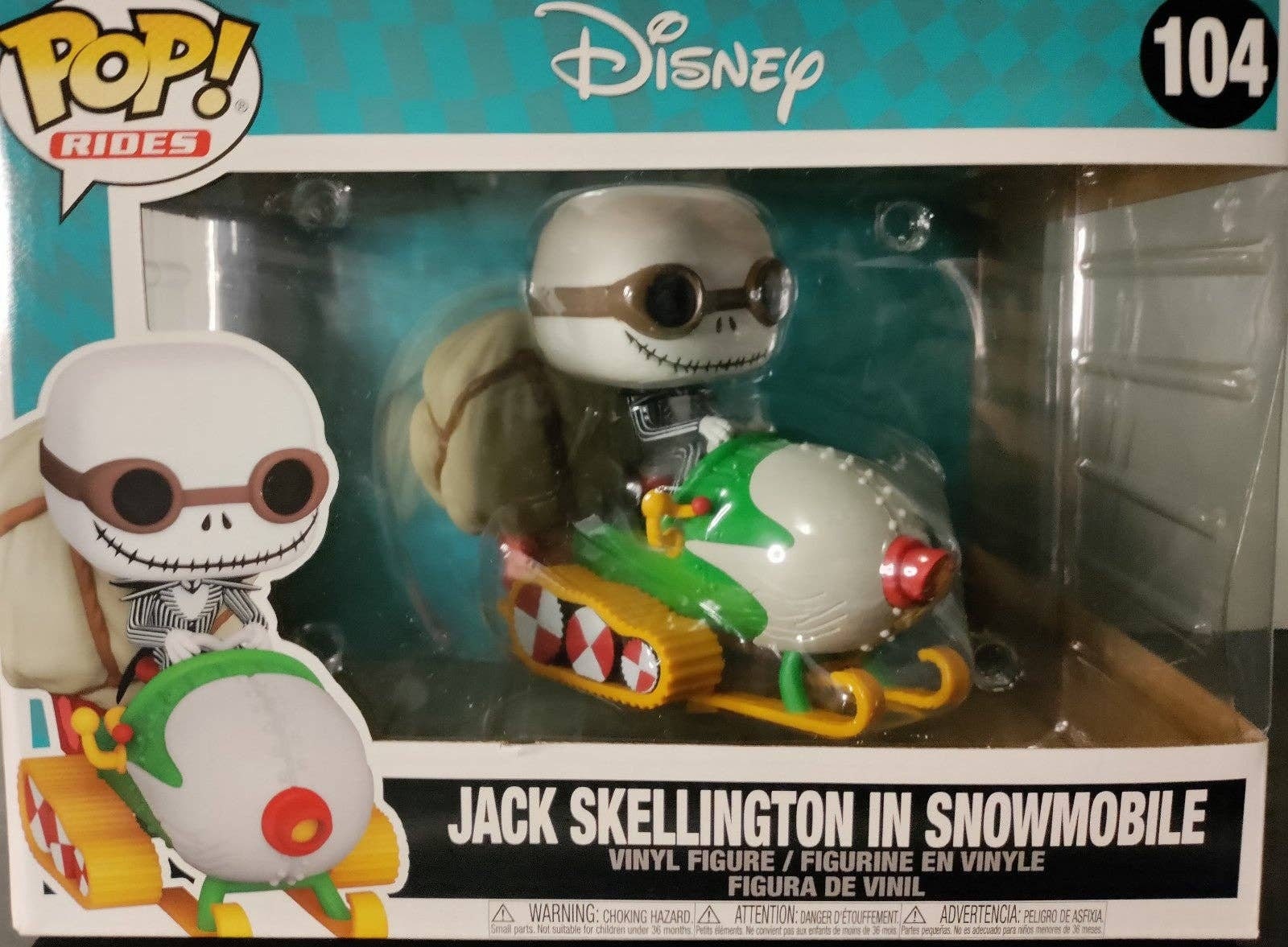 Funko Pop Jack Skellington in Snowmobile 
