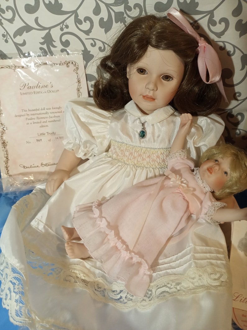 Little Trudy Porcelain Doll by Pauline Etsy
