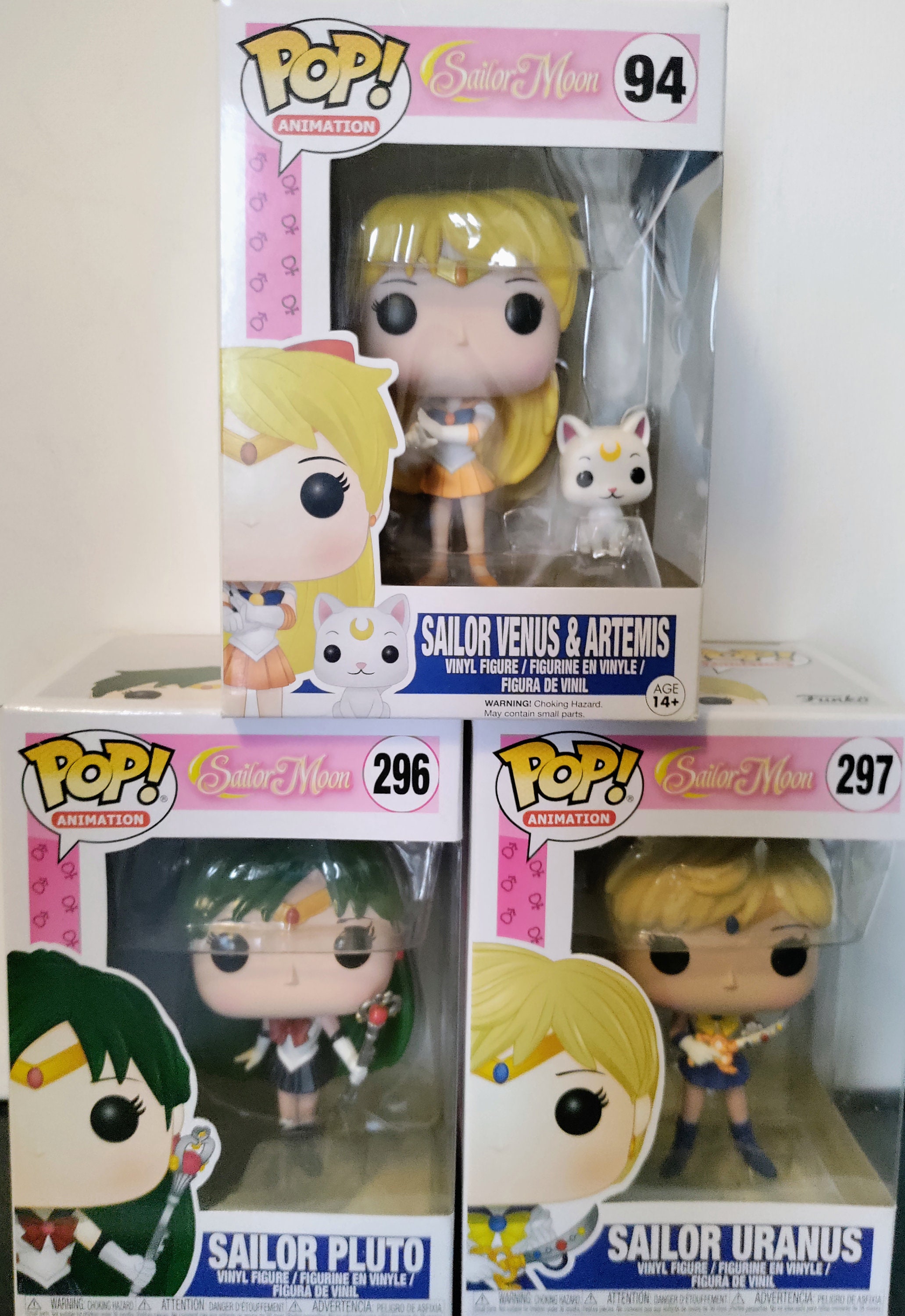 Funko POP Sailor Moon URANO LUNA Nettuno Plutone SATURNO Action Figures  Regalo PVC Modello Boy Girl Giocattoli Da 8,5 €