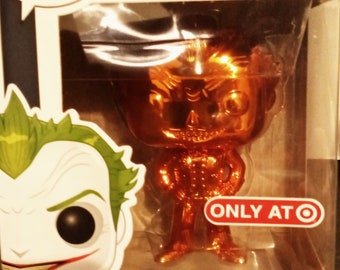 Funko POP! Heroes: DC Comics Batman Arkham Asylum - The Joker (Orange Chrome)  (NYCC Debut) 