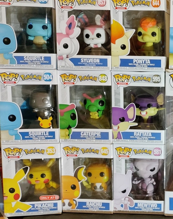 Funko Pop Pokemon Gamers, Diamond Edition, Mew Jumbo, Ponyta, Sylveon,  Mewtwo 