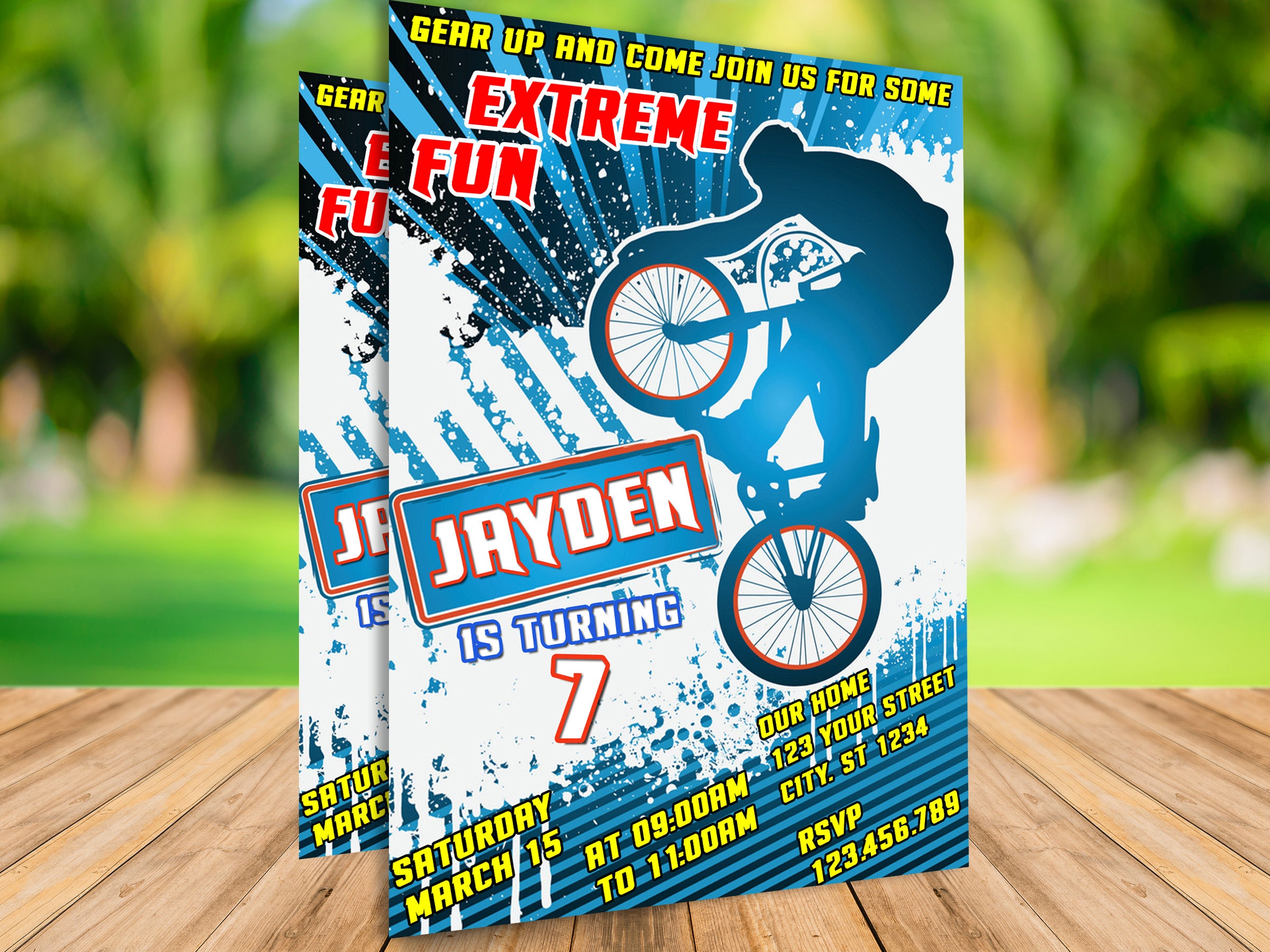 bmx-invitation-bmx-birthday-invitation-bmx-birthday-party-etsy