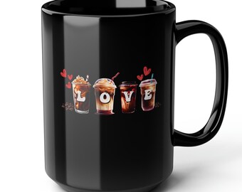 Valentines Day Coffee Love Mug, Coffee Mom Valentines Cup, Valentines Day Gift