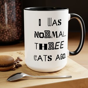 Crazy Cat Lady Coffee Mug 15oz, Cat Coffee Mug, Cat Lover Mug, Gift Idea For Cat Mom