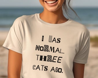 Kattmamma-tröja, rolig katt-T-shirt, kattskjorta, kattskjorta för kvinnor, rolig skjorta för kvinnor, present till kattälskare, present till kattmamma