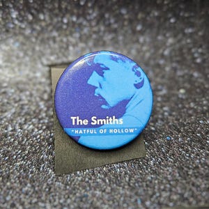Hatful of Hollow 1.25" Pin Badge | The Smiths Album Button | 80s Post-Punk Indie Goth Accessory