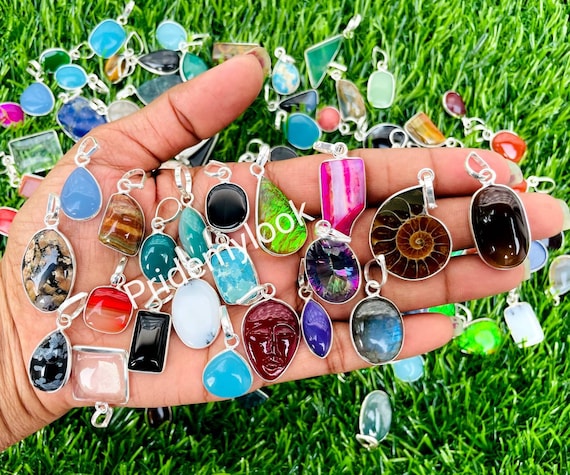 Gemstone pendants for sale deals