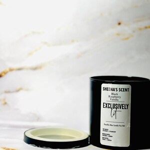 Black Raspberry Vanilla Paraffin 12oz Candle | Rich Aroma and Long-Lasting Fragrance