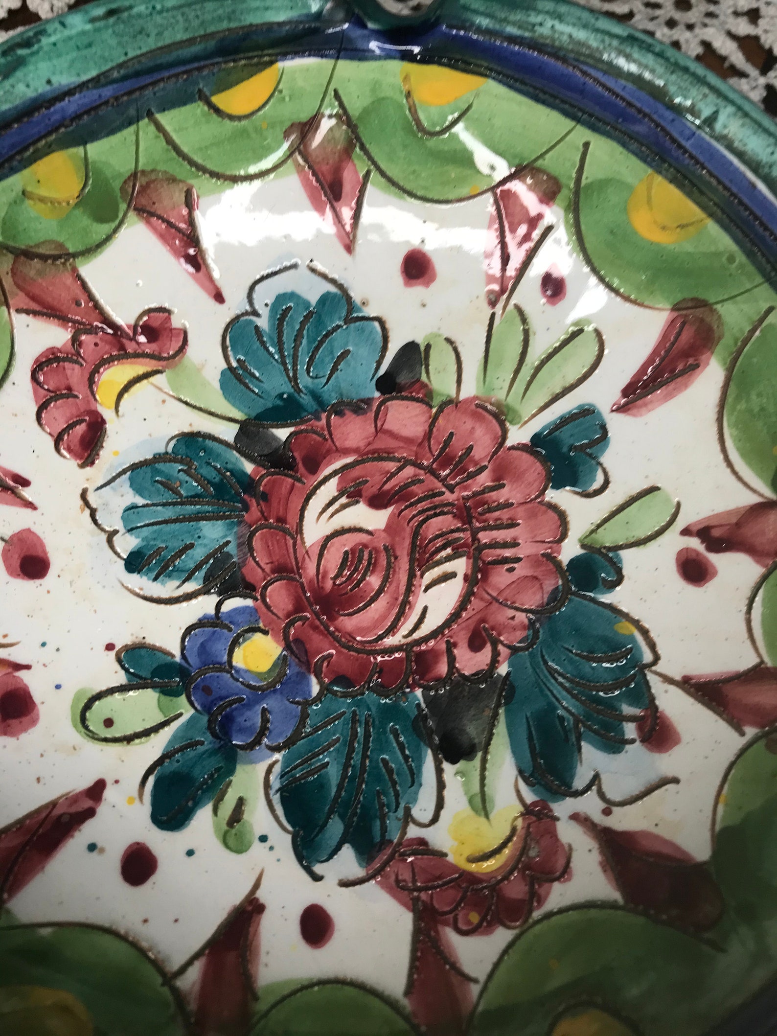 Handmade and Handpainted Ashtray Etsy