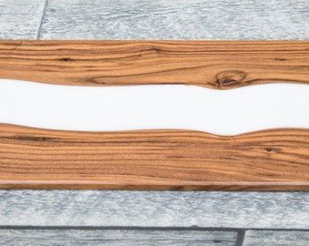 Walnut and Epoxy Resin River Charcuterie Board