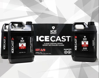 Ice Epoxy Ice Cast Deep Pour River Resin 3 Gallons (11.3L)