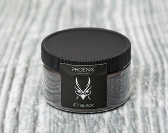 Phoenix Pigments Jet Black Epoxy Resin Pigment Powder 2oz/56g