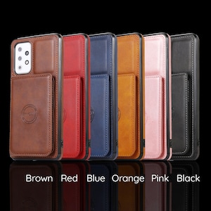 Magnetic Phone Case Back Cover iPhone Wallet Case: PU Leather Stand Card Holder