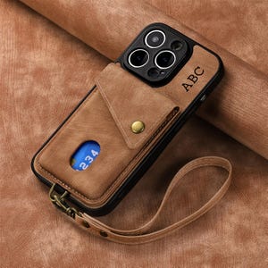 Funda para teléfono con tarjetero para iPhone 16 Pro Max, Samsung Galaxy S25 Ultra, iPhone 15 Pro, 14 Plus, 13, carcasa trasera tipo billetera, S24, S23, S22, S21, S20 Plus
