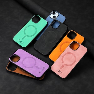 Personalisierte Handyhülle passend für iPhone 16 Pro Max 15 Plus 14 Pro 13 12 11 Samsung Galaxy S24 Ultra S23 Plus Wieless Ladekabel