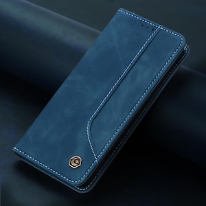 Pour Étui Portefeuille Samsung Galaxy : Étui Magnétique En Cuir PU