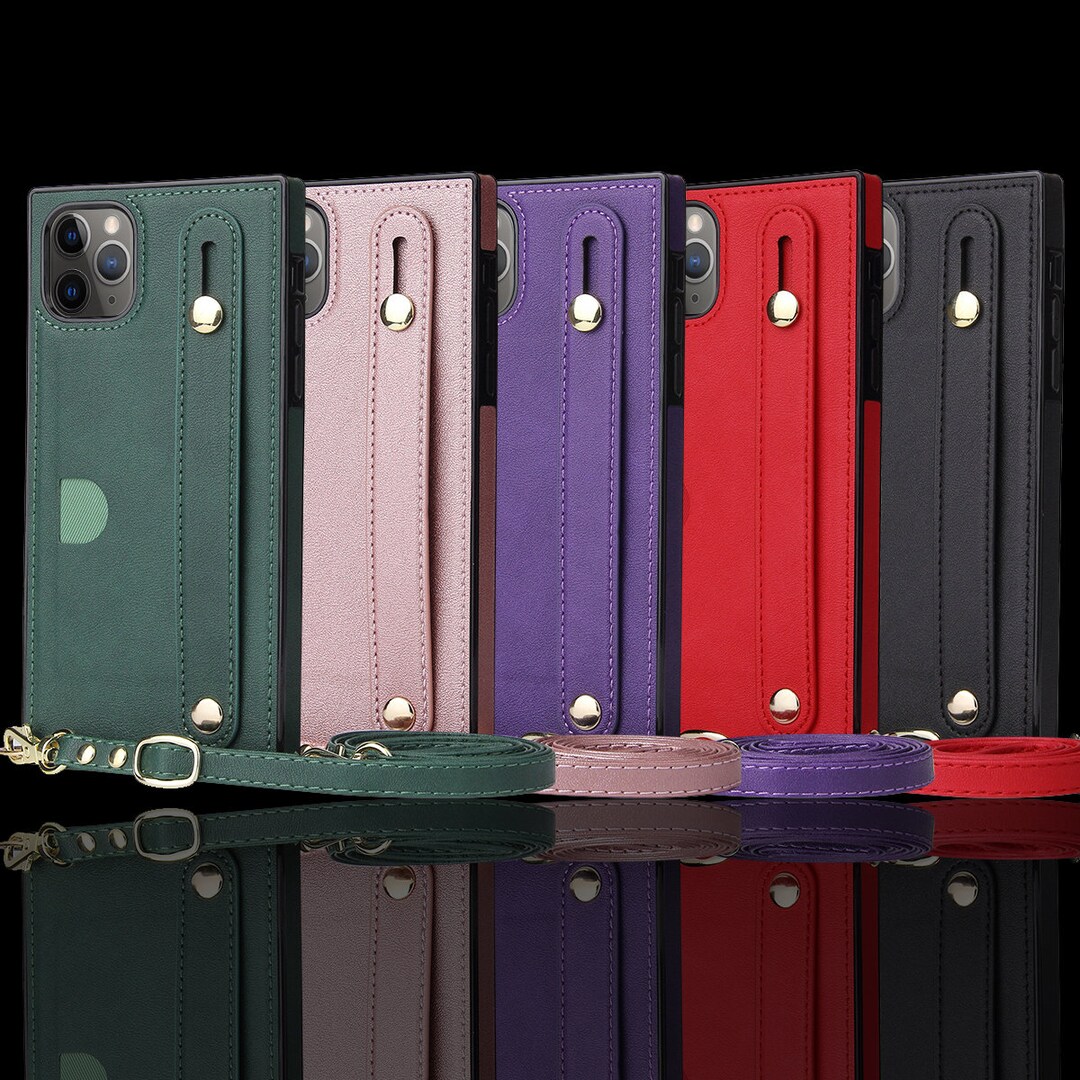 Crossbody Strap Phone Case: Card Holder, Iphone, Samsung, Personalized ...