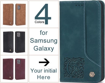 Personalisierte Samsung Galaxy S23 S22 S21 S20 S10 Plus Ultra Ledertasche Note 9 10 20 Plus Ultra Wallet Cases S10E S0 FE S21FE 5G Cover